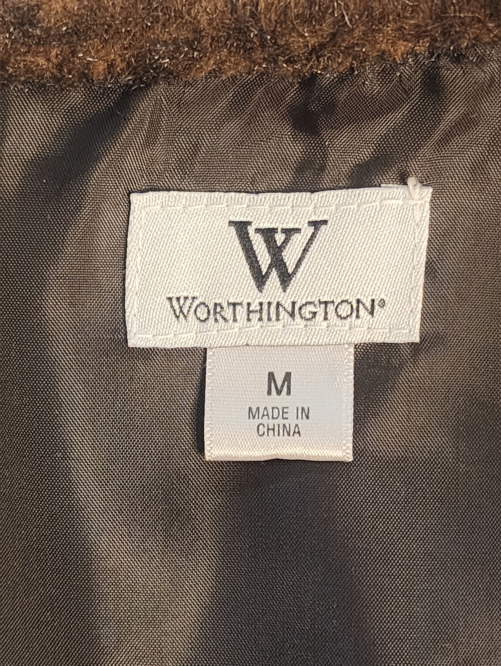 Vintage Worthingon Faux Fur Chocolate Brown Vest Like New Size Med Soft Festival - Picture 9 of 11